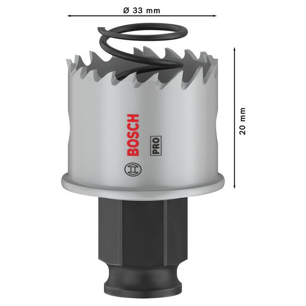 Коронка BOSCH PRO Sheet Metal PC Plus, 33 мм, фото , изображение 3 | SNABZHENIE.com.ua