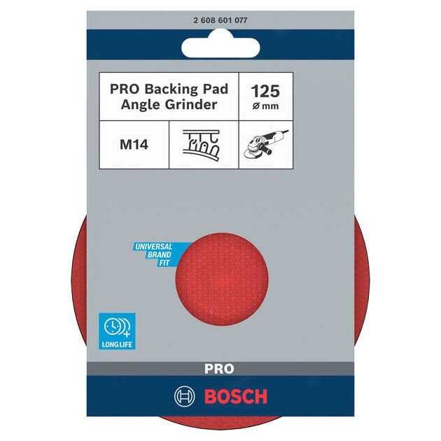 Шліфувальна платформа на липучці 125мм для УШМ BOSCH (2608601077), фото , зображення 3 | SNABZHENIE.com.ua