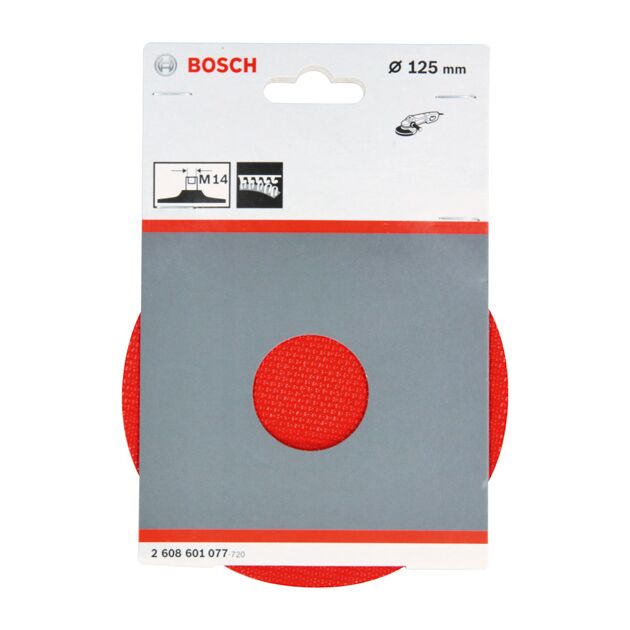 Шліфувальна платформа на липучці 125мм для УШМ BOSCH (2608601077), фото , зображення 2 | SNABZHENIE.com.ua
