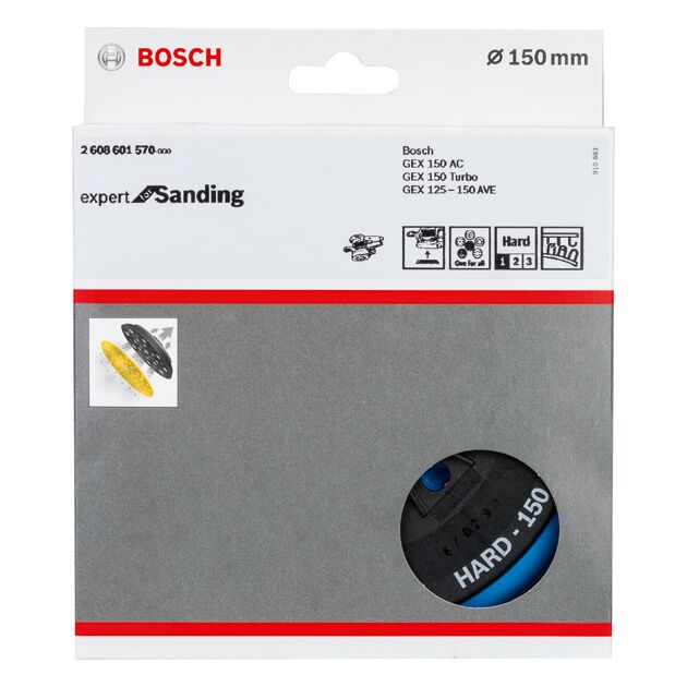 Опорна тарілка Multihole жорстка 150 мм BOSCH (2608601570), фото , зображення 2 | SNABZHENIE.com.ua