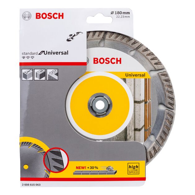 Алмазный диск Bosch Standard Universal 180 x 22,23 мм (2608615063), фото , изображение 2 | SNABZHENIE.com.ua