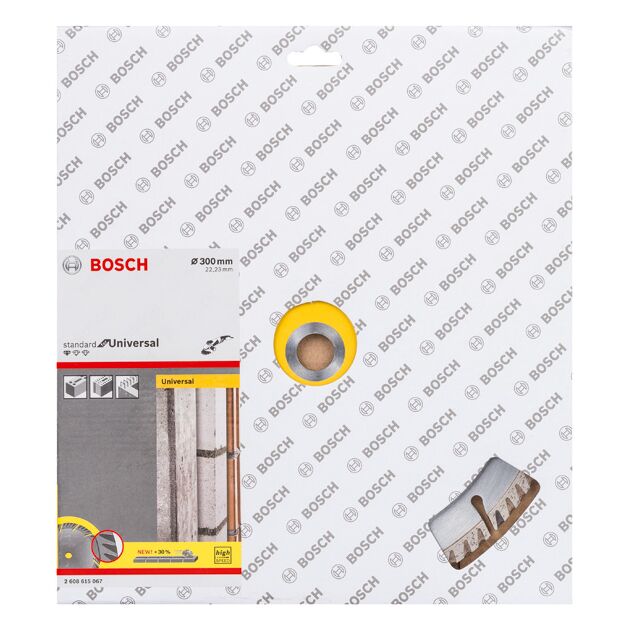 Алмазный отрезной диск Standard for Universal 300x22,23 BOSCH, фото , изображение 2 | SNABZHENIE.com.ua