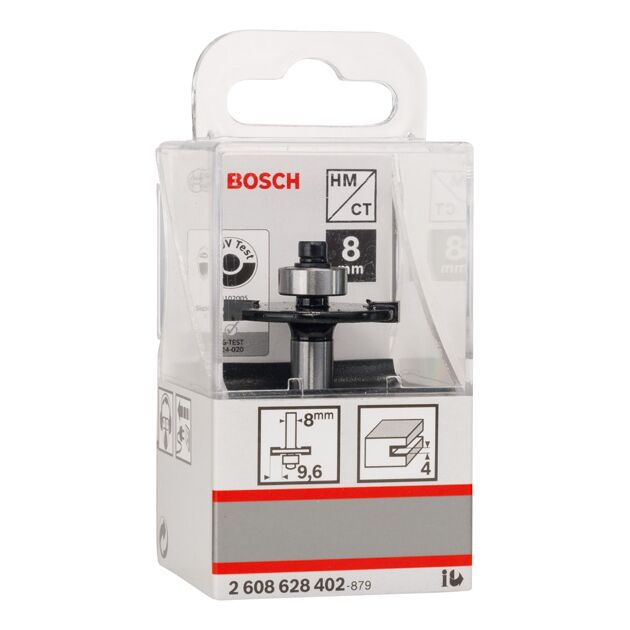 Фреза пазова дискова 32 x 4 x 51 мм, хвостовик 8 мм BOSCH (2608628402), фото , зображення 2 | SNABZHENIE.com.ua