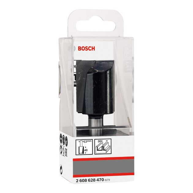 Фреза пазовая BOSCH 30x40x81 мм, хвостовик 12 мм (2608628470), фото , изображение 2 | SNABZHENIE.com.ua
