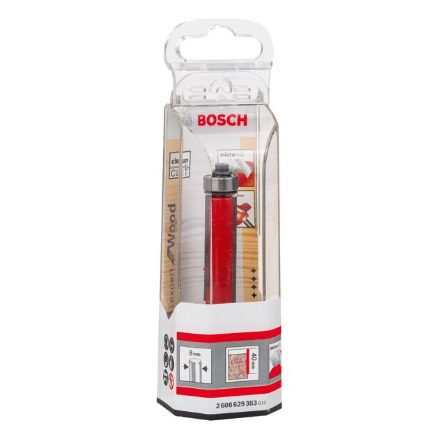 Фреза для вибірки заподліцо Bosch 8 мм, 12,7*40*84 мм (2608629383), фото , зображення 2 | SNABZHENIE.com.ua