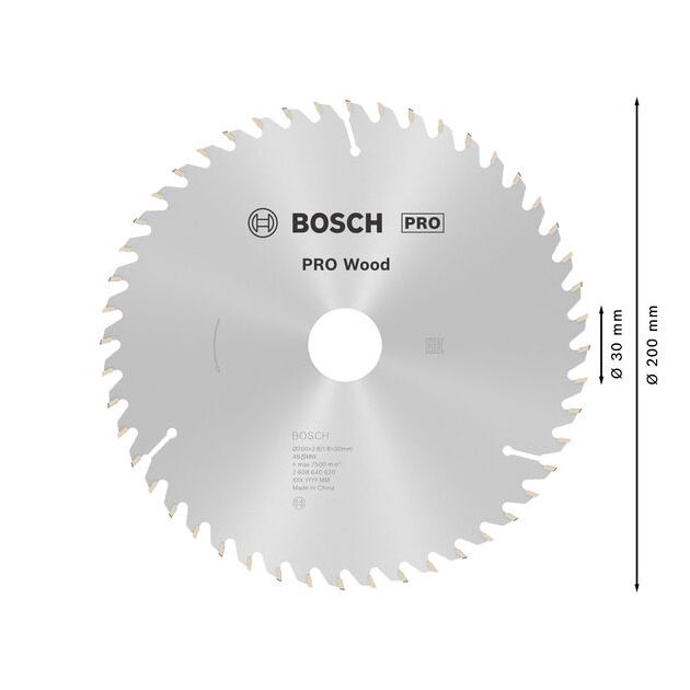 Пильный диск «Optiline Wood» 200 x 30 мм, 48 зубьев, BOSCH, фото , изображение 4 | SNABZHENIE.com.ua