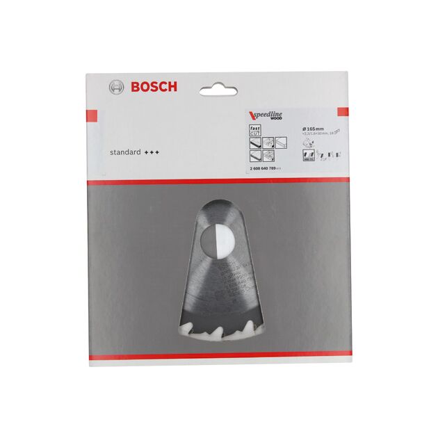 Пильный диск «Speedline Wood» 165 мм, 18 зубьев, BOSCH, фото , изображение 2 | SNABZHENIE.com.ua