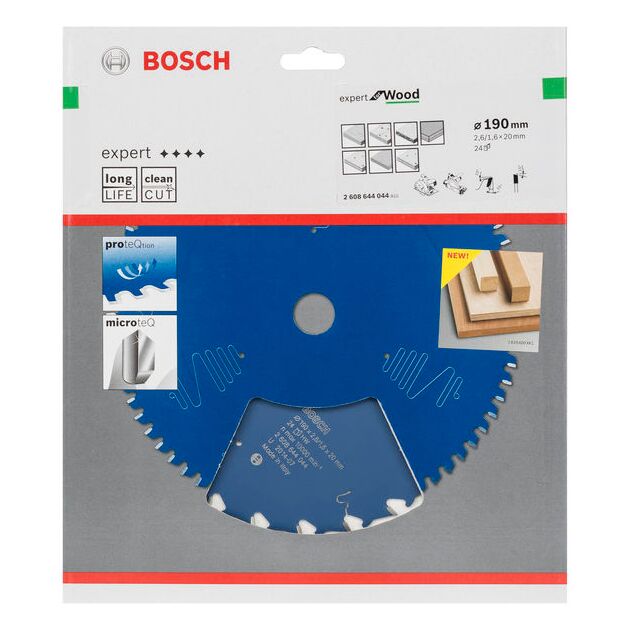 Пильный диск BOSCH Expert for Wood 190x20x2,6 мм, 24 зуба, фото , изображение 2 | SNABZHENIE.com.ua