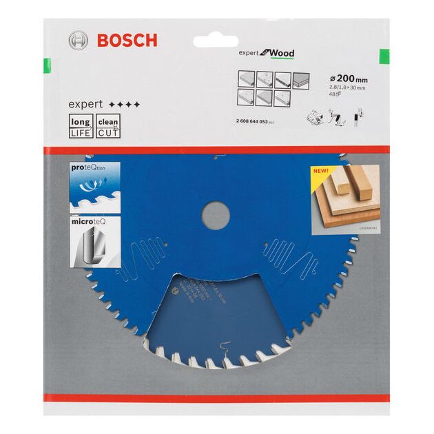 Пильный диск Expert for Wood 200x30x2,8 мм, 48 зубьев, BOSCH, фото , изображение 2 | SNABZHENIE.com.ua
