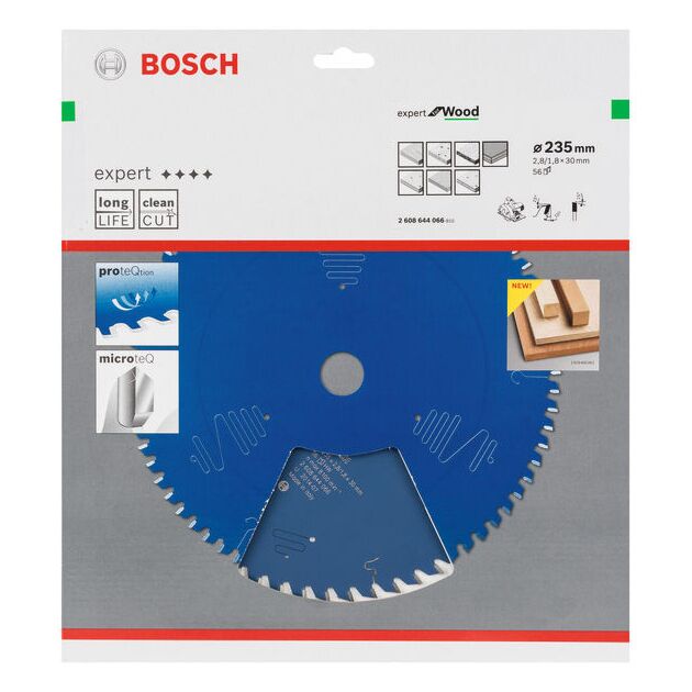 Диск пильный Expert for Wood 235 x 30 x 2,8 мм, 56 BOSCH, фото , изображение 2 | SNABZHENIE.com.ua