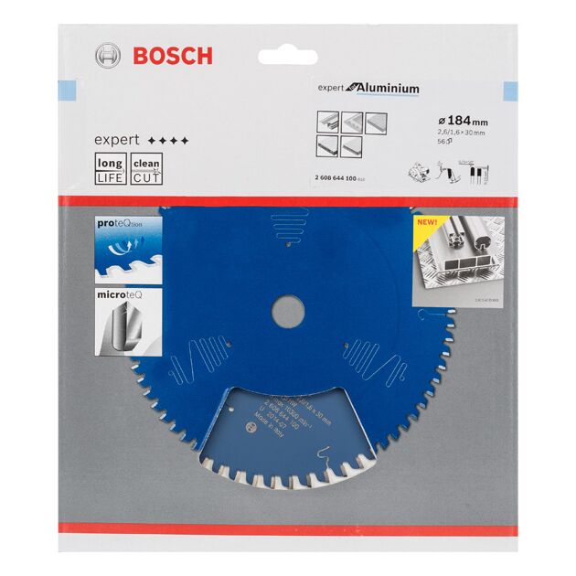 Пильний диск Expert for Aluminium 184 x 30 x 2,6 мм, 56 BOSCH, фото , зображення 2 | SNABZHENIE.com.ua