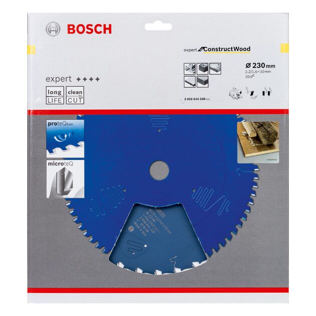 Пильный диск 230x30 мм, 30 T по дереву Expert BOSCH (2608644338), фото , изображение 2 | SNABZHENIE.com.ua