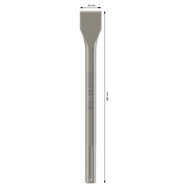 Плоске зубило 280 мм SDS-max 10 шт, BOSCH (2608690127), фото , зображення 4 | SNABZHENIE.com.ua
