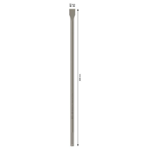 Плоское зубило BOSCH PRO SDS max-4C, 25x600 мм, фото , изображение 3 | SNABZHENIE.com.ua
