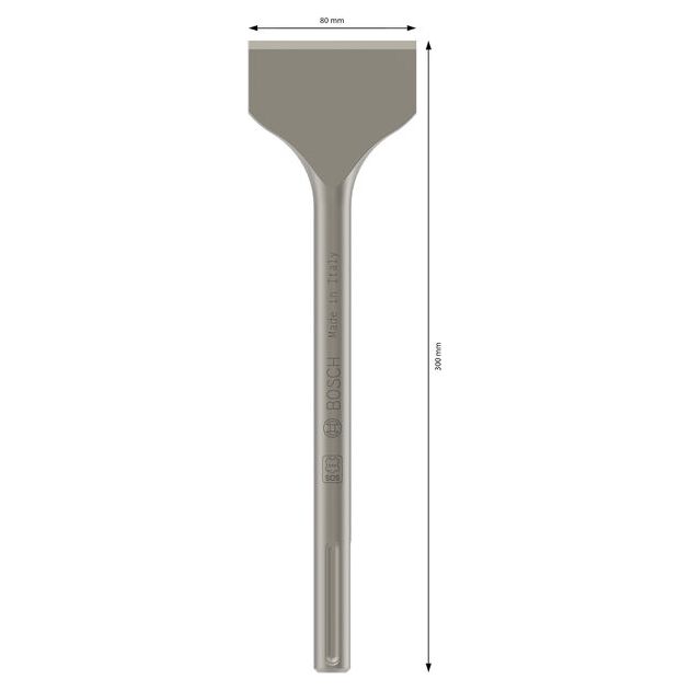 Лопаткове зубило PRO SDS max-4C, 80 x 300 мм BOSCH, фото , зображення 3 | SNABZHENIE.com.ua