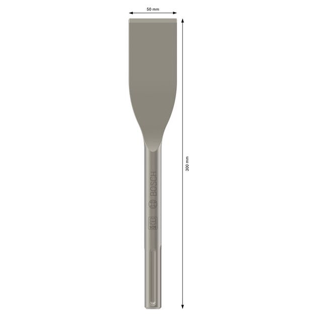 Зубило для плитки BOSCH PRO SDS max-5C 50x300 мм, фото , изображение 3 | SNABZHENIE.com.ua