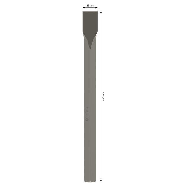 Зубило плоское PRO HEX-4C 28 мм, 35x400 мм BOSCH, фото , изображение 3 | SNABZHENIE.com.ua