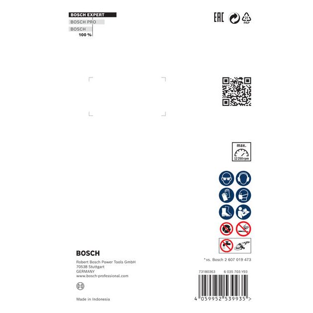 Алмазный круг EXPERT HardCeramic X-LOCK 125 мм, BOSCH, фото , изображение 4 | SNABZHENIE.com.ua