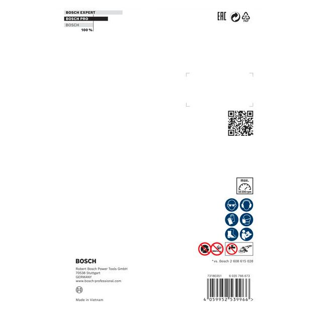 Алмазный круг EXPERT MultiMaterial 150x22,23x2,4 мм BOSCH, фото , изображение 4 | SNABZHENIE.com.ua