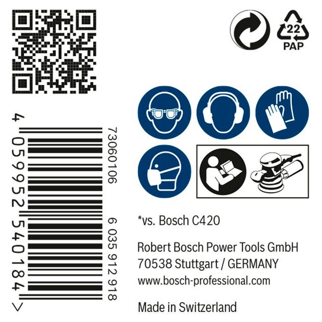 Шліфувальна сітка BOSCH M480 G 80 для ексцентрикових машин, 125 мм, 50 шт., фото , изображение 4 | SNABZHENIE.com.ua