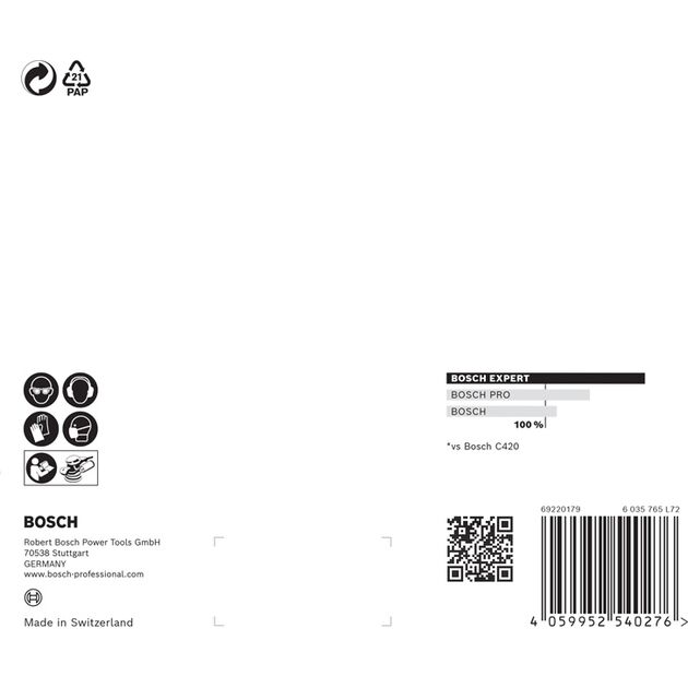 Шліфувальна сітка BOSCH EXPERT M480, 150 мм, G 80, 5 шт., фото , изображение 4 | SNABZHENIE.com.ua