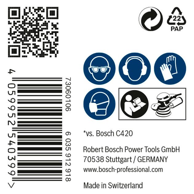 Шліфувальна сітка BOSCH EXPERT M480 для ексцентрикових машин, 150 мм, G 150, 50 шт., фото , изображение 4 | SNABZHENIE.com.ua