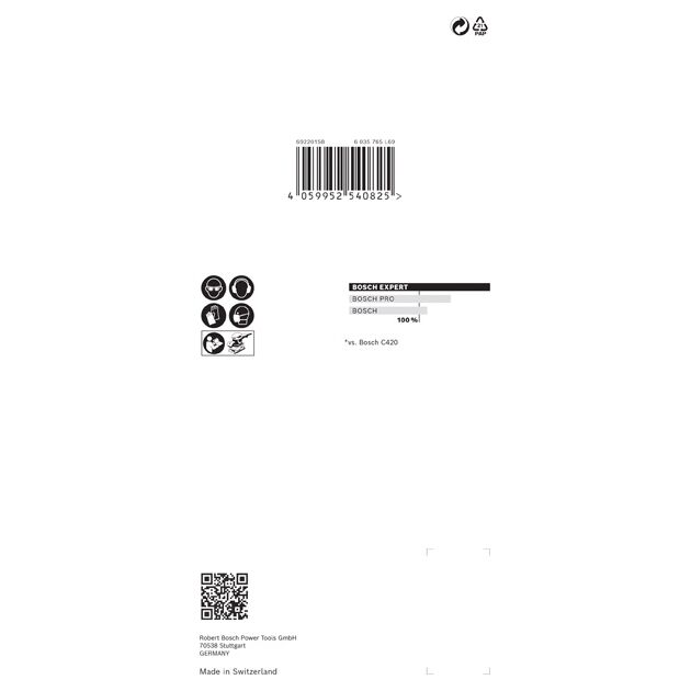 Шліфувальна сітка BOSCH EXPERT M480, 93 x 186 мм, G 100, 10 шт., фото , изображение 4 | SNABZHENIE.com.ua