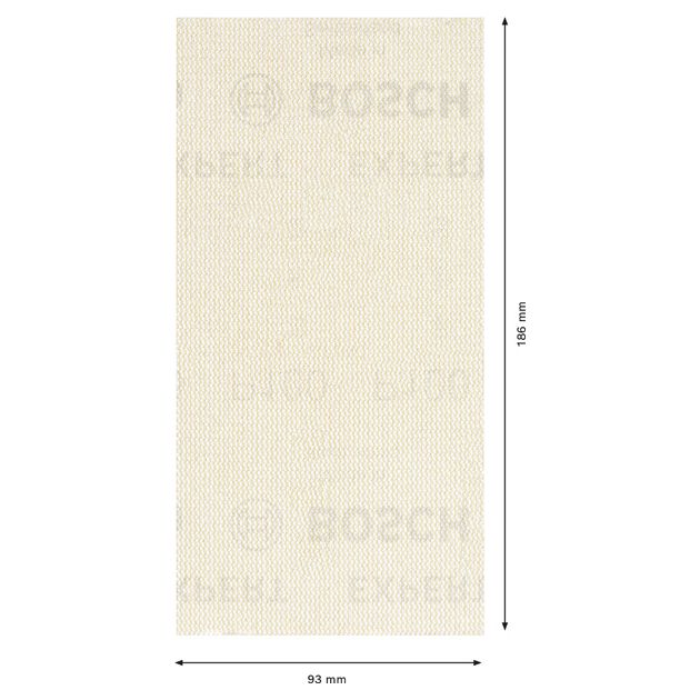 Шліфувальна сітка BOSCH EXPERT M480, 93 x 186 мм, G 100, 10 шт., фото , изображение 3 | SNABZHENIE.com.ua