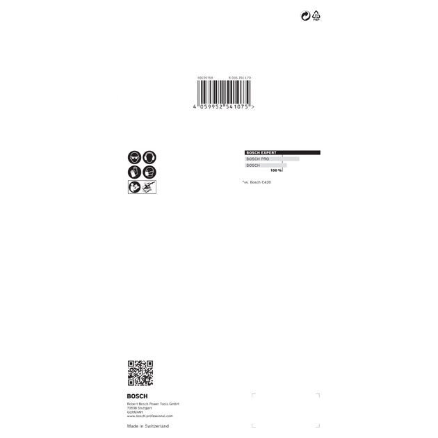 Шліфувальна сітка BOSCH EXPERT M480, 115 x 230 мм, G 400, 10 шт., фото , изображение 4 | SNABZHENIE.com.ua