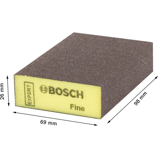 Шлифовальная колодка BOSCH EXPERT S471, 69x97x26 мм, мелкая, фото , изображение 3 | SNABZHENIE.com.ua