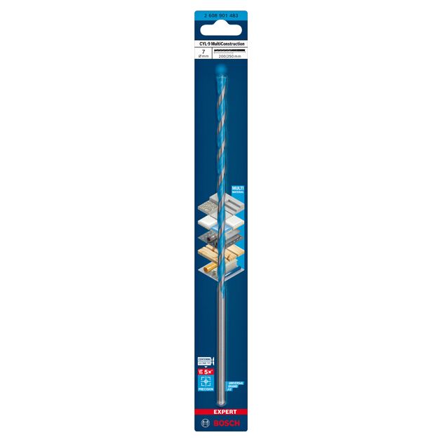 Сверло BOSCH EXPERT CYL-9 MultiConstruction 7x200x250 мм, фото , изображение 2 | SNABZHENIE.com.ua