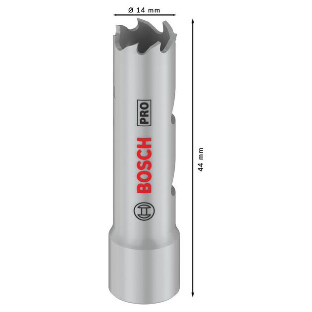 Коронка BOSCH PRO Multi Material, 14 мм, с резьбой, фото , изображение 3 | SNABZHENIE.com.ua