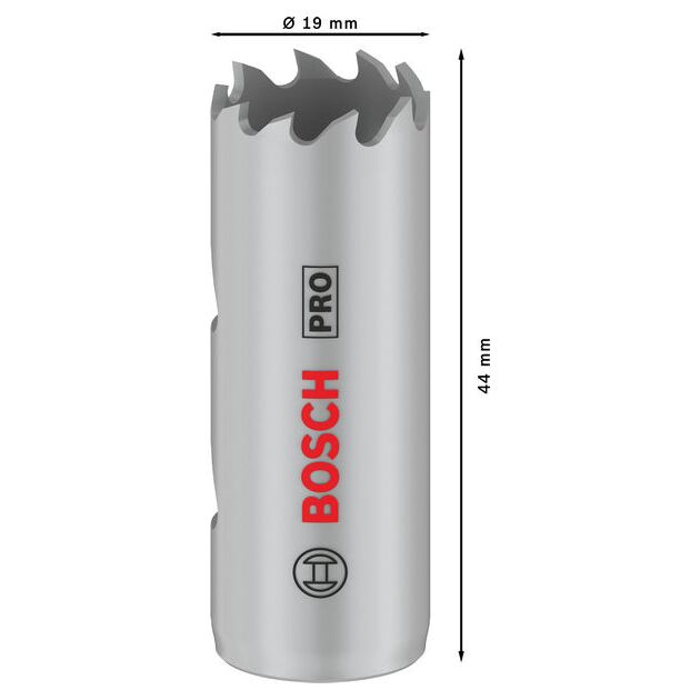 Коронка BOSCH PRO Multi Material 19 мм с резьбой, фото , изображение 3 | SNABZHENIE.com.ua