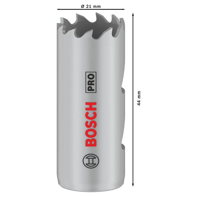 Коронка PRO Multi Material 21 мм с резьбой BOSCH, фото , изображение 3 | SNABZHENIE.com.ua