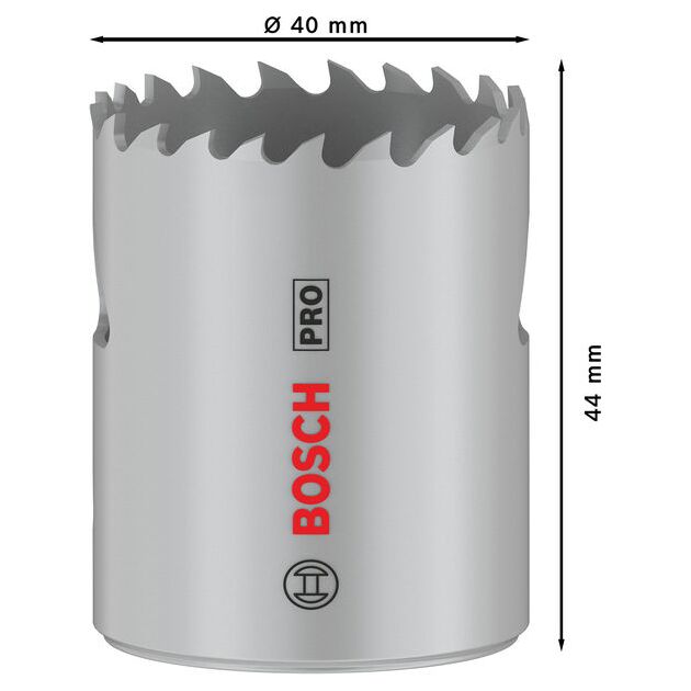 Коронка PRO Multi Material 40 мм с резьбой BOSCH, фото , изображение 3 | SNABZHENIE.com.ua