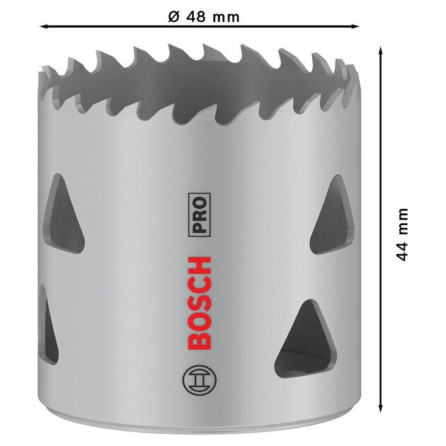 Коронка PRO Multi Material 48 мм с резьбой BOSCH, фото , изображение 3 | SNABZHENIE.com.ua