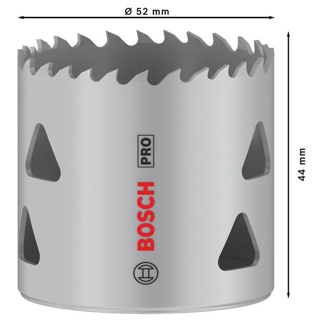 Коронка PRO Multi Material 52 мм с резьбой BOSCH, фото , изображение 3 | SNABZHENIE.com.ua