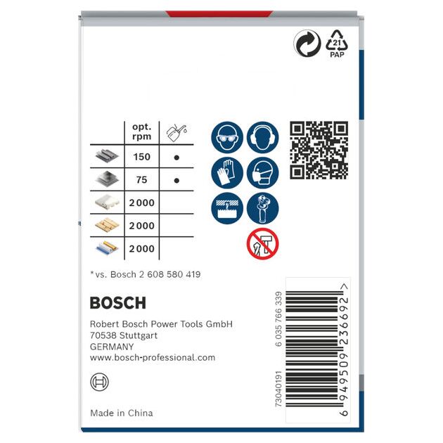 Коронка PRO Multi Material, 57 мм, с резьбой BOSCH, фото , изображение 4 | SNABZHENIE.com.ua