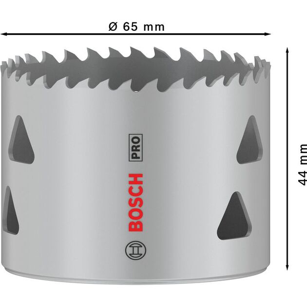Коронка PRO Multi Material, 65 мм, з різьбою BOSCH, фото , зображення 3 | SNABZHENIE.com.ua