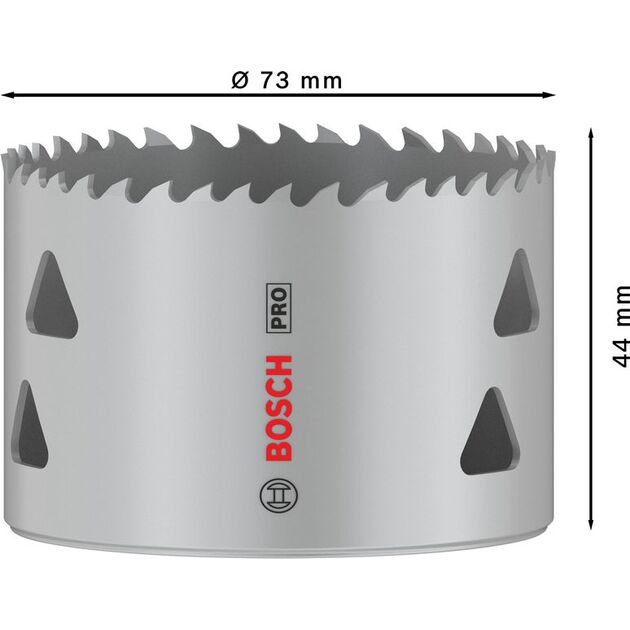 Коронка PRO Multi Material 73 мм с резьбой BOSCH, фото , изображение 3 | SNABZHENIE.com.ua