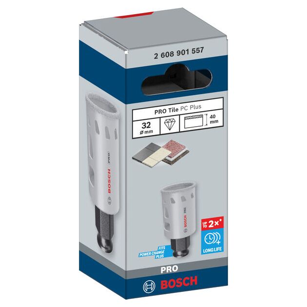 Коронка Bosch PRO Tile PC Plus, 32 мм, фото , изображение 2 | SNABZHENIE.com.ua