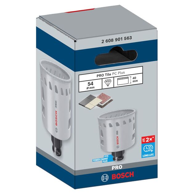 Коронка PRO Tile PC Plus, 54 мм, HS BOSCH, фото , зображення 2 | SNABZHENIE.com.ua