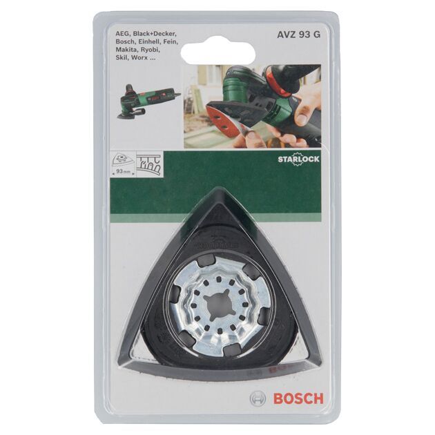 Шлифовальная платформа BOSCH Starlock AVZ 93 G 93 мм, фото , изображение 2 | SNABZHENIE.com.ua