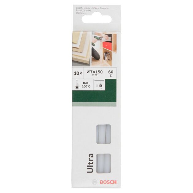 Набор клейких стержней Ultra Power, 10 шт. BOSCH, фото , изображение 2 | SNABZHENIE.com.ua