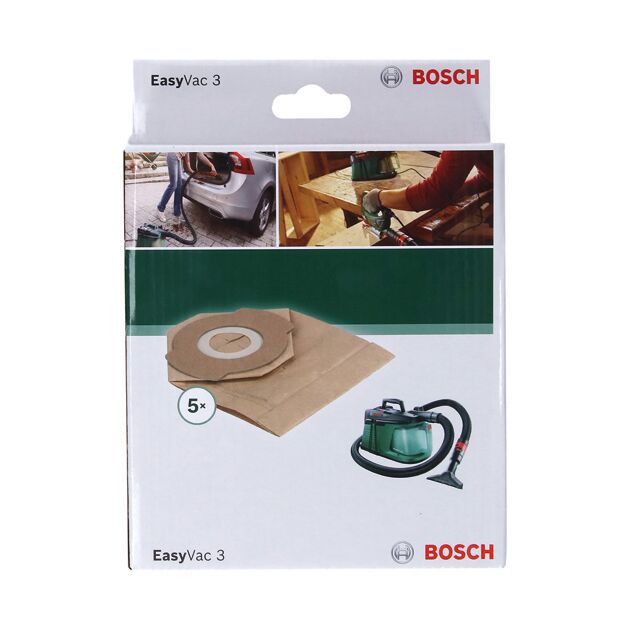 Бумажный мешок Bosch EasyVac3, 5 шт., фото , изображение 2 | SNABZHENIE.com.ua