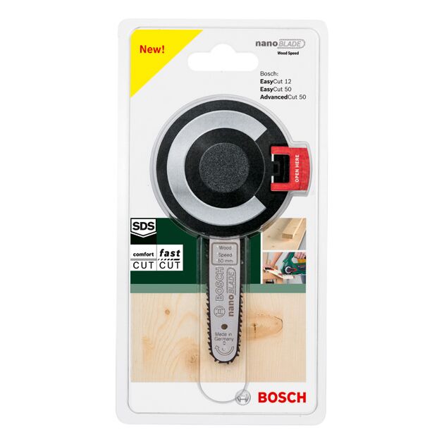 Полотно пилы Bosch nanoBLADE Wood Speed 50 (2609256D84), фото , изображение 2 | SNABZHENIE.com.ua