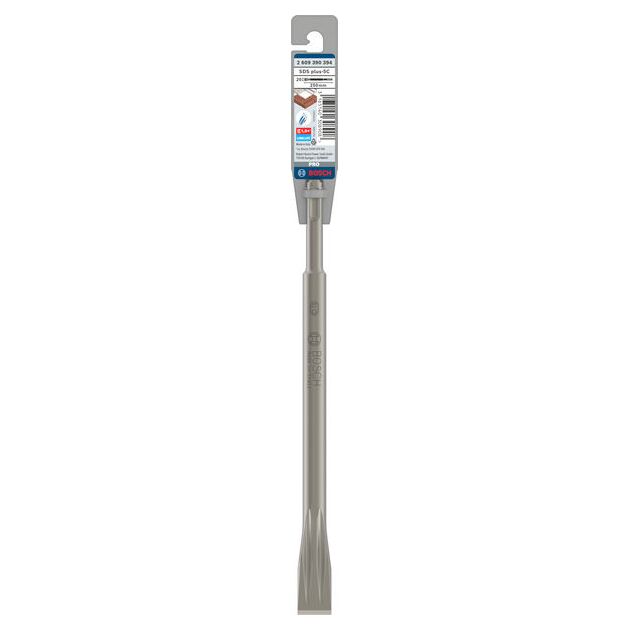 Зубило плоское 20x250 мм SDS-plus, 1 шт, BOSCH (2609390394), фото , изображение 2 | SNABZHENIE.com.ua