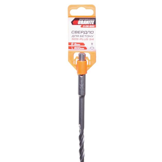 Сверло для бетона GRANITE SDS-PLUS S4 8 мм 600 мм, фото , изображение 2 | SNABZHENIE.com.ua