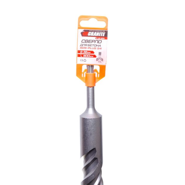 Сверло для бетона GRANITE SDS-PLUS S4 32 мм, 800 мм, фото , изображение 2 | SNABZHENIE.com.ua