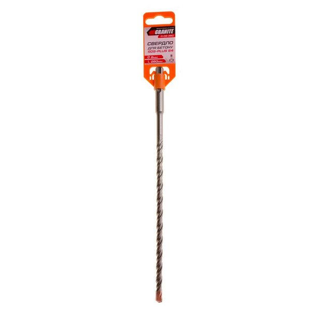 Сверло GRANITE SDS-PLUS S4 для бетона 8х260 мм 0-08-260, фото , изображение 2 | SNABZHENIE.com.ua